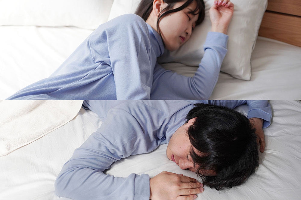 睡眠 睡眠の質 快眠 熟睡 仰向け 横向け 寝返り 寝返りしやすい 