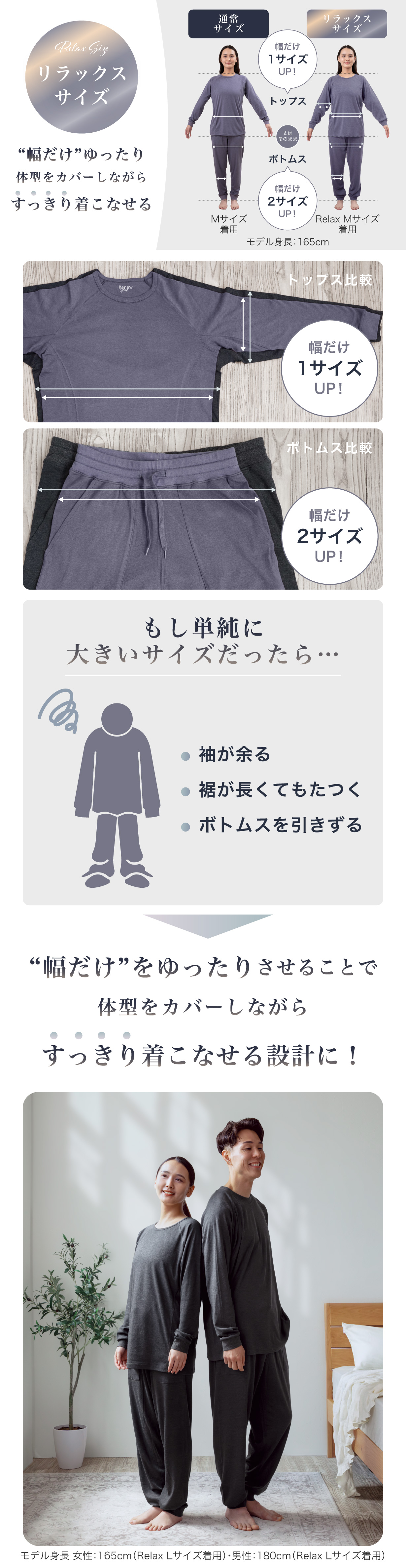 リラックスサイズの解説